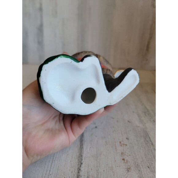 Traditions porcelain Vintage Santa Claus gifts ornament Xmas figure - Picture 7 of 7